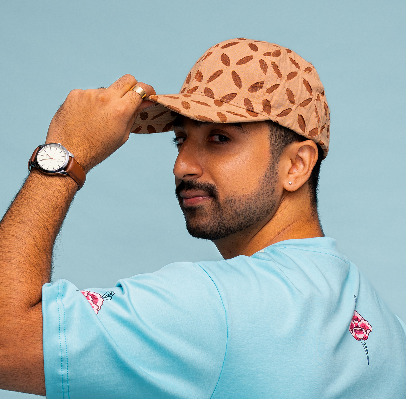 Biscuit Brown Barmer Cap