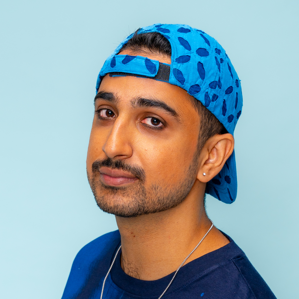 Industrial Blue Barmer Cap