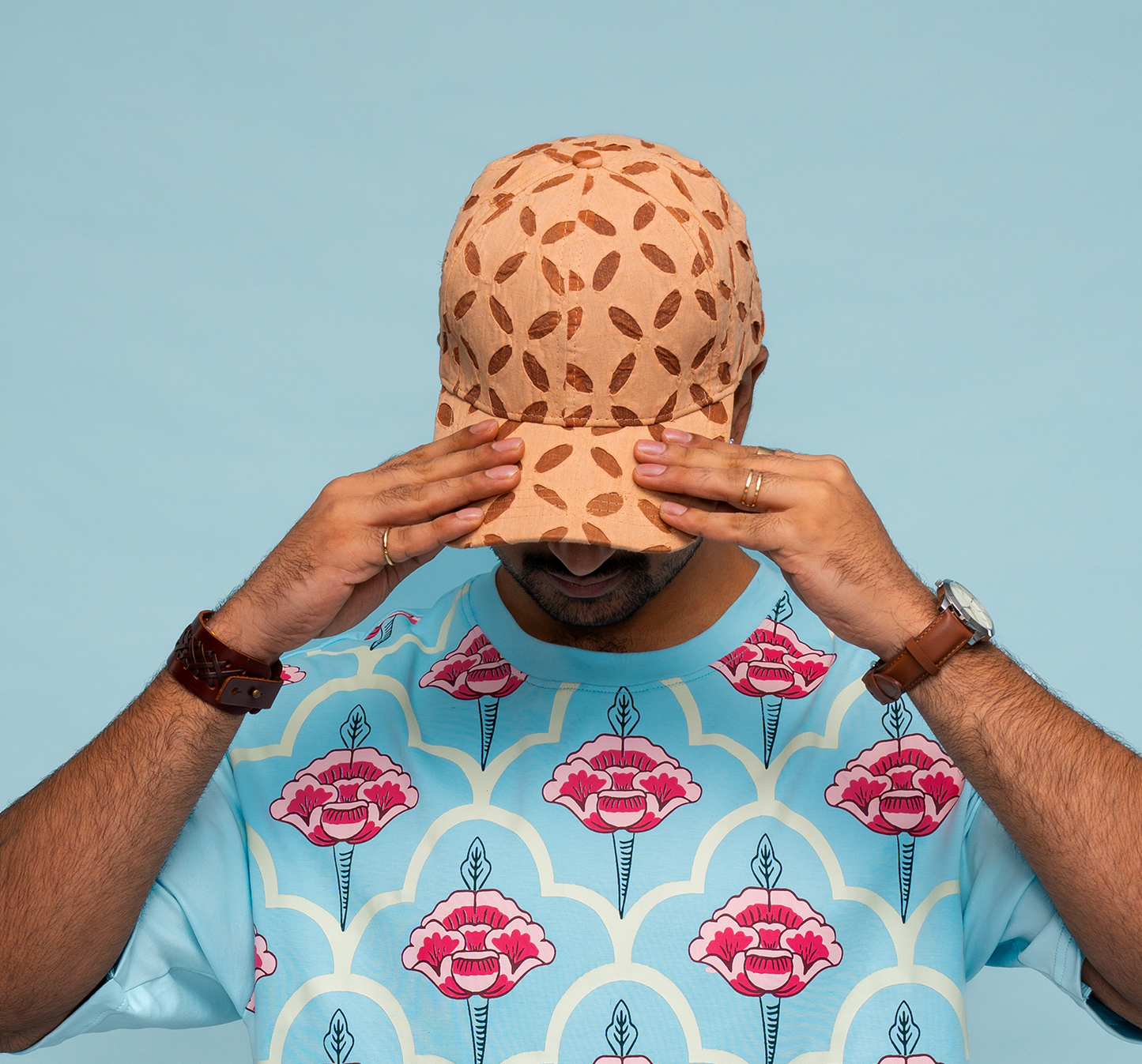 Biscuit Brown Barmer Cap