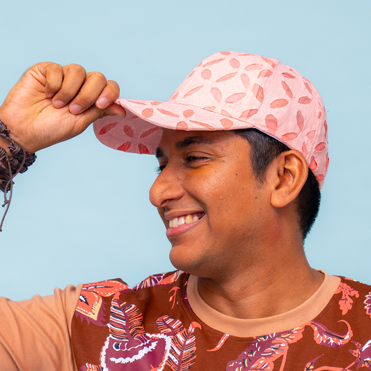 Peachy Pink Barmer Cap