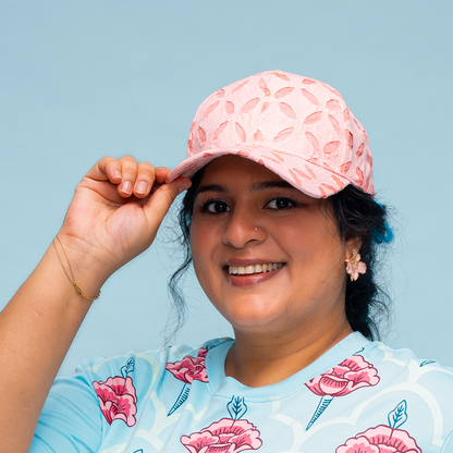 Peachy Pink Barmer Cap