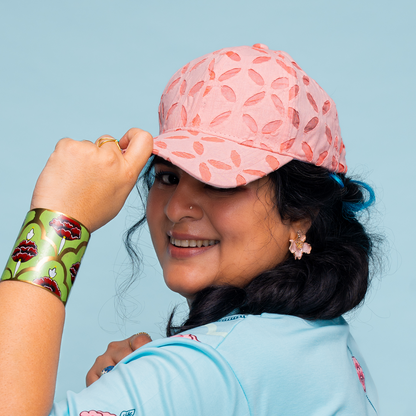 Peachy Pink Barmer Cap