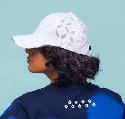 Ivory White Barmer Cap